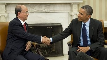 Obama reçoit Thein Sein à Washington - ảnh 1